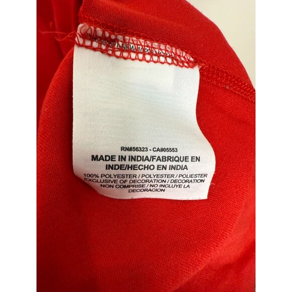 Cincinnati Reds Nike Women's V-neck T-shirt Dri-Fit Size XL Baseball Cincy MLB - Picture 5 of 7